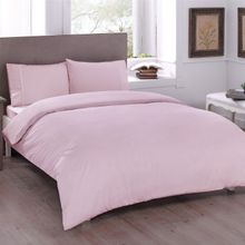 Taç Düz Renk Basic Pembe Tek Kişilik Nevresim Takımı