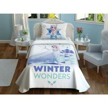 Taç Elsa Frozen 2 Wonder Lisanslı Tek Kişilik Pike Takımı