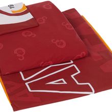 Taç Galatasaray Parçalı Logo Çok Renkli Pamuk Nevresim Takımı