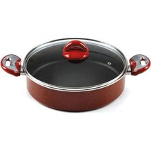 Taç Granit 32 cm Basık Tencere