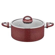 Taç Granit 32 Cm Derin Tencere