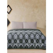 Taç Harlow Gri Winter Çift Kişilik 200x220 cm Battaniye Set