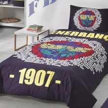 Taç Lisanslı Fenerbahçe Marşlı Tek Kişilik Nevresim Takımı