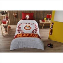 Taç Lisanslı Ranforce Galatasaray Grey Nevresim Takımı