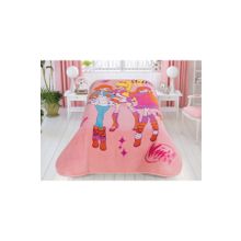Taç Lisanslı Winx Pink Magic Tek Kişilik Battaniye