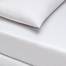 Taç Pamuklu Lastikli 100x200 cm Tek Kişilik Beyaz Çarşaf Seti