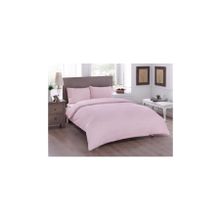 Taç Ranforce Basic Pembe Çift Kişilik Nevresim Takımı