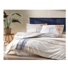 Taç Ranforce Orion Gri 200x220 cm Çift Kişilik Nevresim Takımı