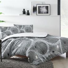 Taç Sparkle Gri Ranforce Çift Kişilik Nevresim Takımı