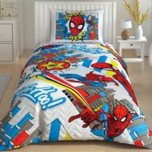 Taç Spiderman Hero Kapitoneli Lisanslı Nevresim Takımı
