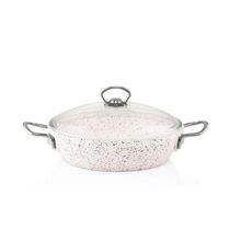 Taç TAC-3481 Gravita Döküm 22 cm Beyaz Derin Tencere