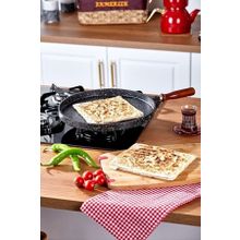 Taç TAC-6343 Döküm Granit 36 cm Siyah Gözleme Tavası