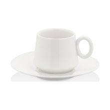 Taç Tulip Beyaz Kahve Fincan Seti