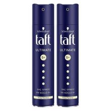 Taft Ultimate En Güçlü Tutuş 2x250 ml Saç Şekillendirici Sprey