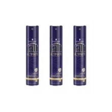 Taft Ultimate Kristal Parlaklığı Veren En Güçlü 3x250 ml Saç Şekillendirici Sprey