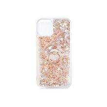 Tahticmer Samsung Galaxy A03S Simli Pullu Sulu Yuzuklu Standli Silikon Milce Kapak Luks Tpu Kılıf