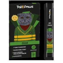 Tail&Paws Oscar 15 gr 5 Adet Tavuklu Stres Önleyici Lekersiz Sıvı Kedi Ödül Maması