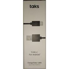 Taks 5DK12S Siyah Type-C Şarj Kablosu