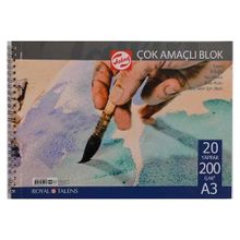 Talens 200 gr 20 Yaprak A3 Çok Amaçlı Resim Bloğu