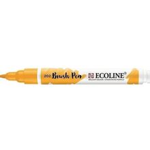 Talens 202 Brush Pen Deep Yellow Ecoline Suluboya