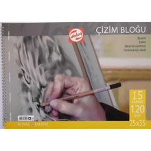 Talens 25x35 cm 120 gr 15 Yaprak Spiralli Çizim Defteri