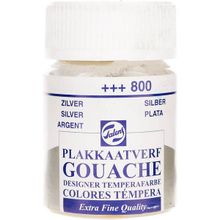 Talens 2780 Silver Metalik 800 16 ml Guaj Boya