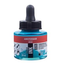 Talens Amsterdam 522 Turquoise Blue 30 ML Sıvı Akrilik Mürekkep Boya