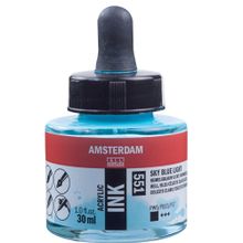 Talens Amsterdam 551 Sky Blue 30 ml Sıvı Akrilik Mürekkep Boya