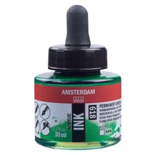 Talens Amsterdam 618 Permanent Green 30 ml Sıvı Akrilik Mürekkep Boya