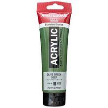 Talens Amsterdam 622 Olive Green Deep 120 ML Akrilik Boya