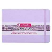Talens Art Creation Sketch Book 80 Yaprak 140 gr A5 Pastel Violet Eskiz Defteri