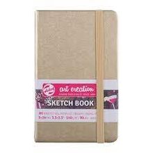 Talens Art Creation White Gold 80 Yaprak 140 gr 9x14 cm Sketch Book Eskiz Defteri
