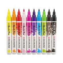 Talens Ecoline Brush Pen 10 Renk Bright Fırça Uçlu Çizim Kalemi Seti