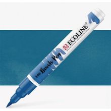 Talens Ecoline Brush Pen 508 Prussian Blue Fırça Uçlu Çizim Kalemi