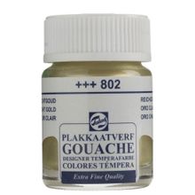 Talens No.802 16 ml Açık Altın Yaldız Guaj Boya