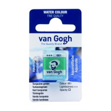 Talens Van Gogh 1/2 Tablet 661 Turquoise Green Sulu Boya