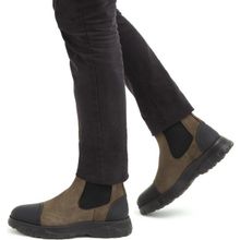 Tamer Tanca 2853384 SK22/23 Haki Erkek Deri Casual Bot