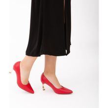 Tamer Tanca 911225 BN Y22 Kırmızı Vegan Kadın Stiletto Ayakkabı