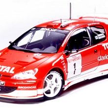 Tamiya 1/24 Peugeot 206 Wrc 2003 Plastik Araba Maket Kiti