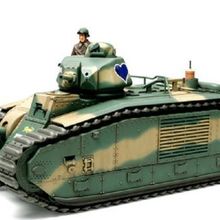 Tamiya 1/35 French Battle Tank B1 Bis Plastik Tank Maket Kiti