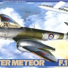 Tamiya 1/48 Gloster Meteor F1 Plastik Uçak Maket Kiti