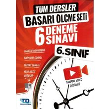 Tandem Yayınları 6. Sınıf Tüm Dersler Başarı Ölçme Seti 6 Deneme Sınavı