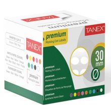 Tanex 30 mm 2000 Adet Beyaz Nokta Etiket