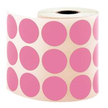 Tanex 30 mm 2000 Adet Pembe Nokta Etiket