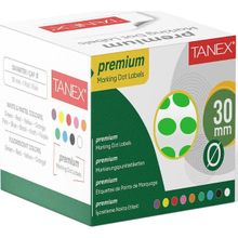 Tanex 30 mm Yeşil 1 Rulo 2000'li Nokta Etiketi