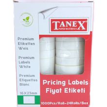 Tanex 6600 16x23 24'lü Çift Haneli Etiket