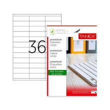 Tanex 70x23 cm Lazer Etiket