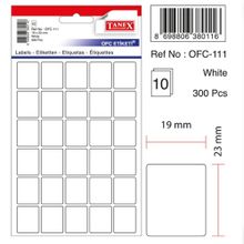 Tanex OFC-111 Beyaz 300 Adet Ofis Etiketi