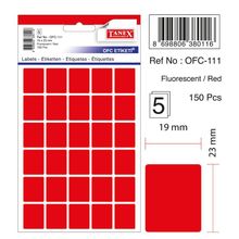 Tanex OFC-111 Kırmızı 150 Adet Ofis Etiketi