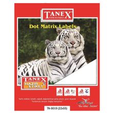 Tanex TN001910 22x55 mm 3'lü Printer Etiket